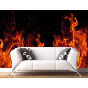 Flamme Fototapete