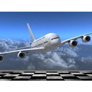 Airbus Flugzeug Modell Fototapete