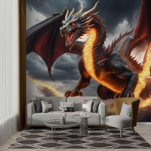 Drachen-Wandkunst Fototapete