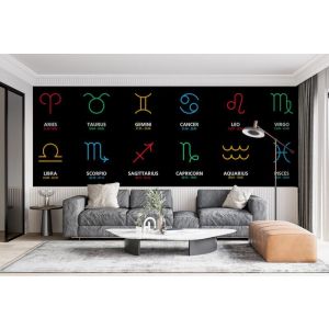 Astrologische Elemente Fototapete