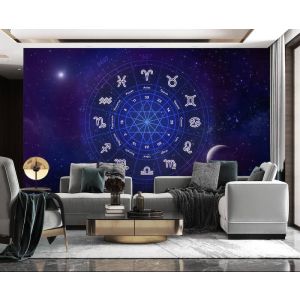 Astrologische Zahlen Fototapete