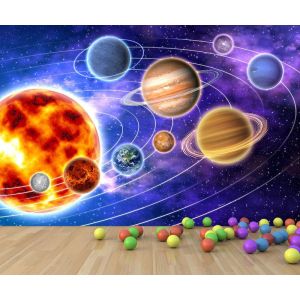 Bunte Galaxie Fototapete