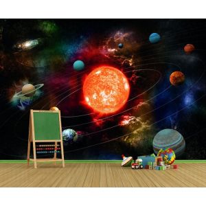 Fantastisches Sonnensystem Fototapete