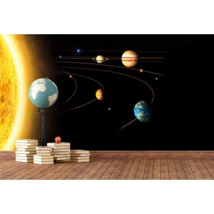 Von der Sonne zu den Planeten Fototapete