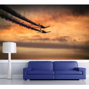 Tanz der Flugzeuge Fototapete