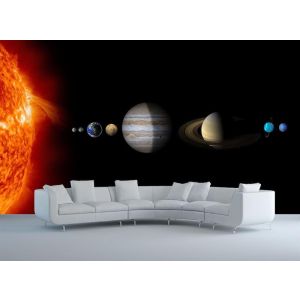 Sonnensystem Fototapete