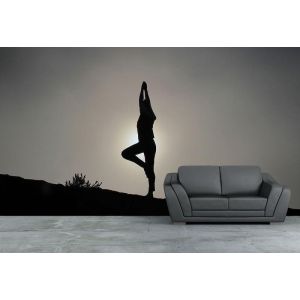 Yoga und Stretching Fototapete