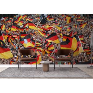 Deutschland Fußballfans Fototapete