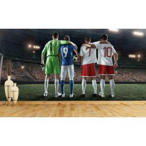 Fußballmannschaft Fototapete