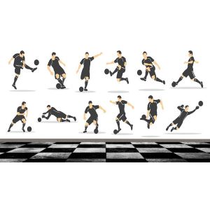 Wie Man Fußball Spielt Fototapete
