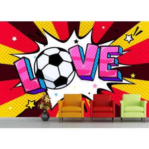 Fußball Ist Liebe Fototapete