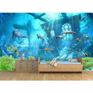 Aquariumbild Fototapete