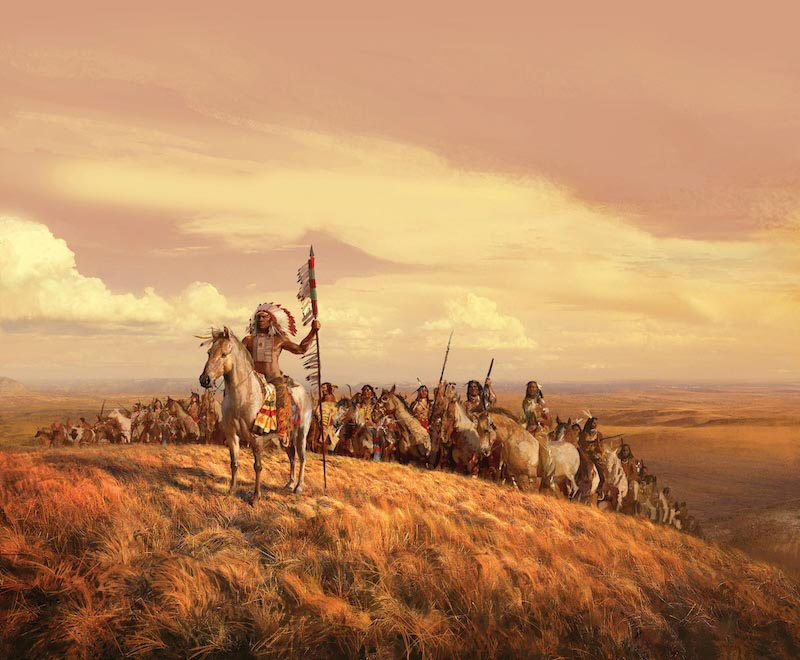 Indianer Tapete | 3DFototapete