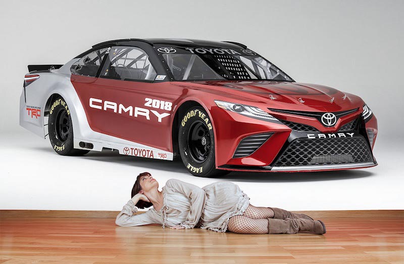 Toyota Rennauto Tapete | 3DFototapete - 2