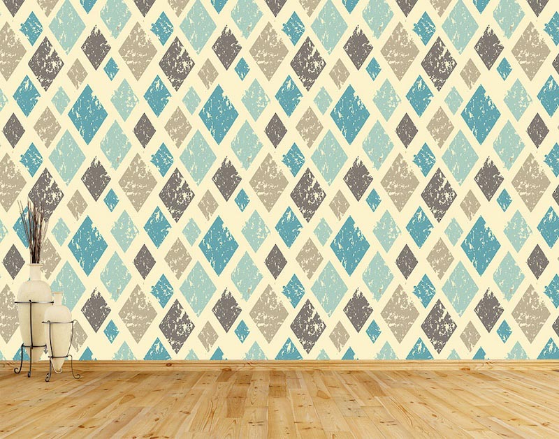 Retro Scheiben Tapete | 3DFototapete - 2