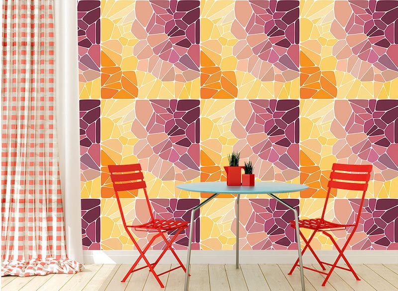 Mosaik Tapete | 3DFototapete - 2