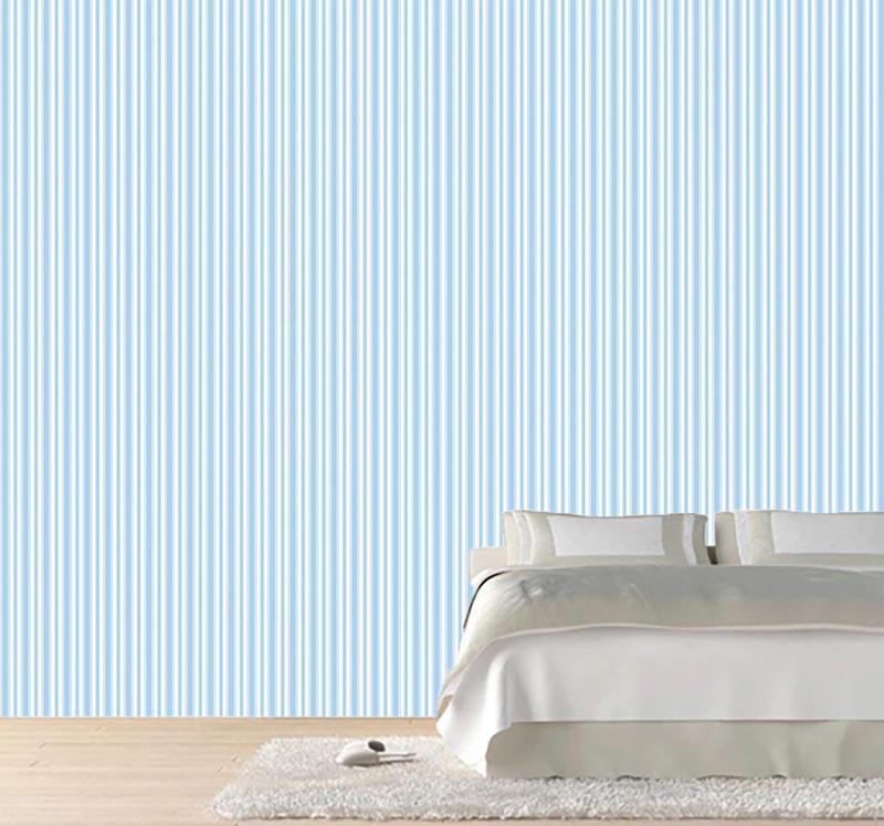 Blaue Linien Tapete | 3DFototapete - 2