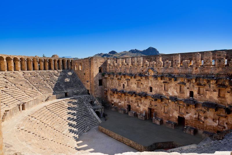 Aspendos Tapete | 3DFototapete