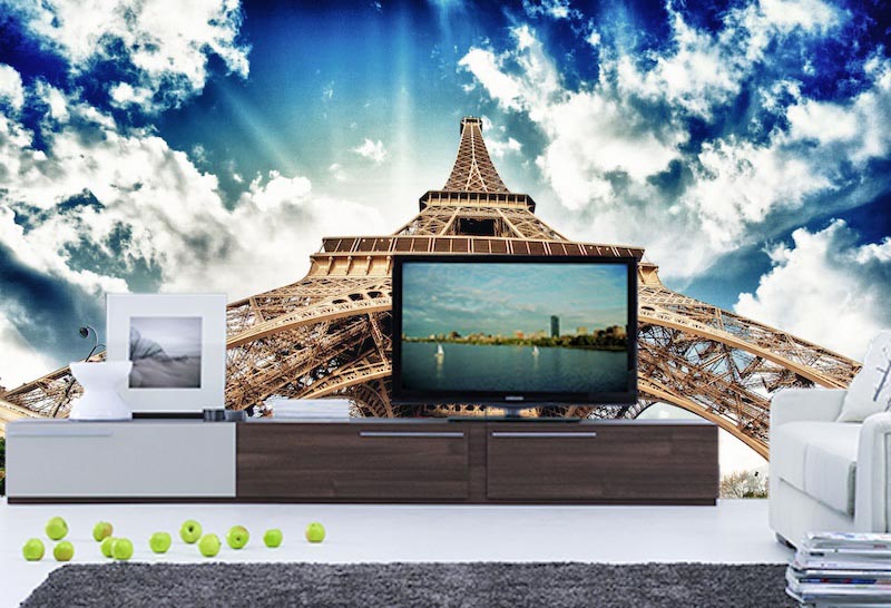 Eiffel im Himmel Tapete | 3DFototapete - 2
