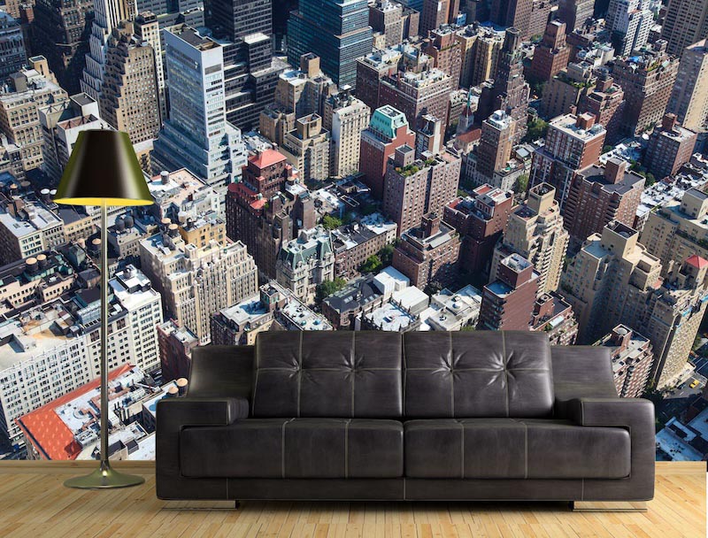 Vogelperspektive auf Manhattan Tapete | 3DFototapete - 2