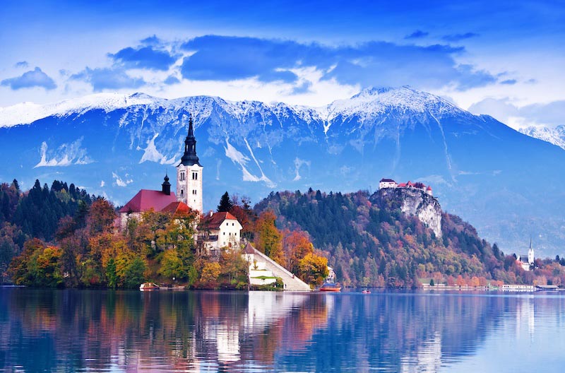 Bled See in Slovenien Tapete | 3DFototapete