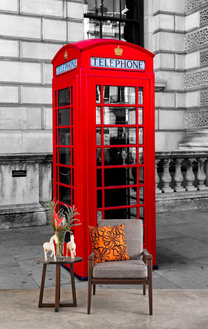 Telefonzelle Tapete | 3DFototapete - 2