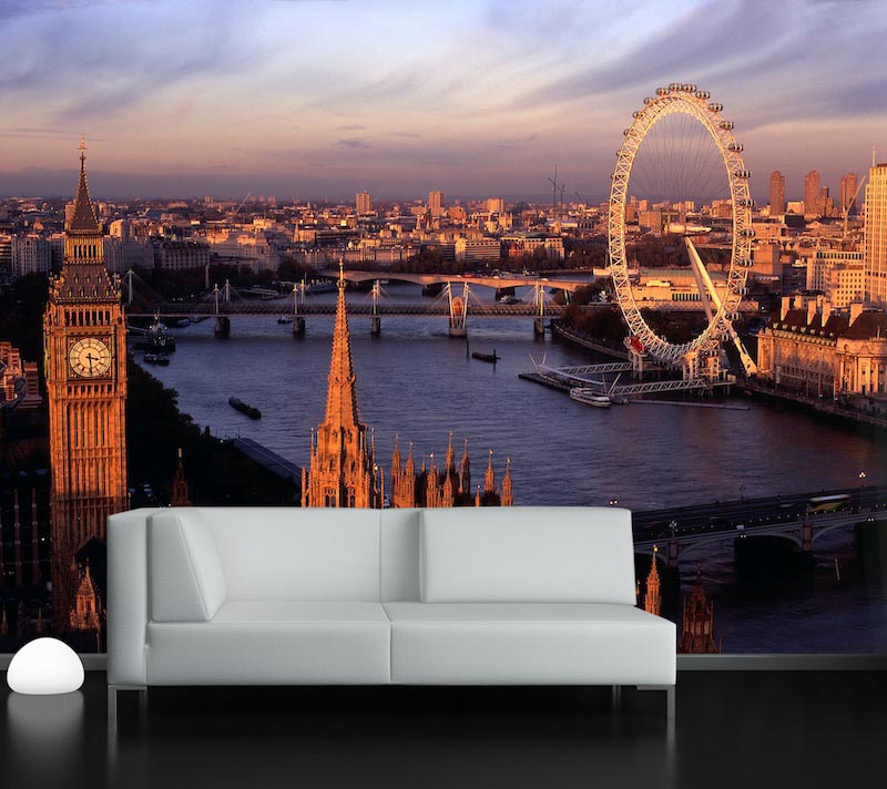 Das Leben in London Tapete | 3DFototapete - 2
