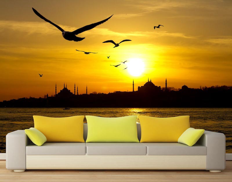 Möwen von Istanbul Tapete | 3DFototapete - 2