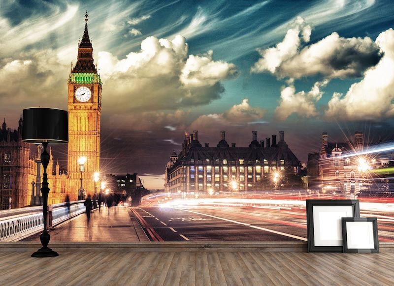 Londoner Wolken Tapete | 3DFototapete - 2