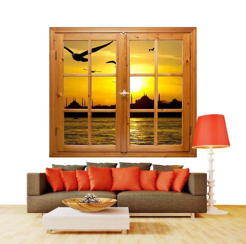 Mein Haus schaut auf Istanbul Tapete | 3DFototapete - 2