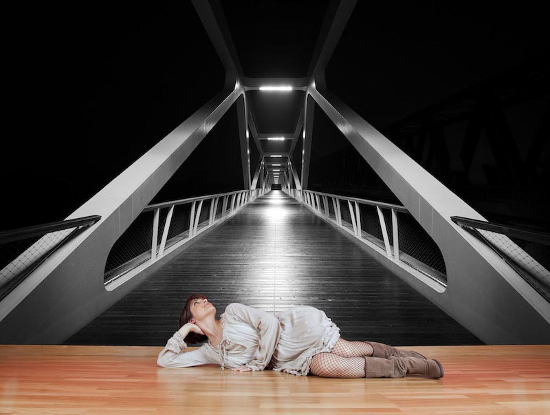 Mysteriöse Brücke Tapete | 3DFototapete - 2