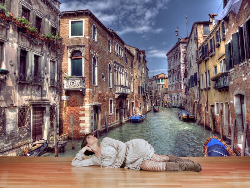 Straßen Venedigs Tapete | 3DFototapete - 2