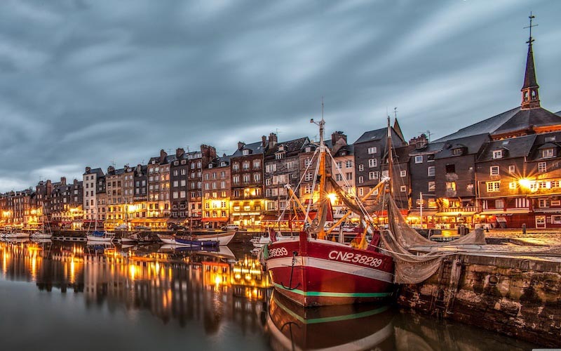 Europäische Honfleur Marine Tapete | 3DFototapete