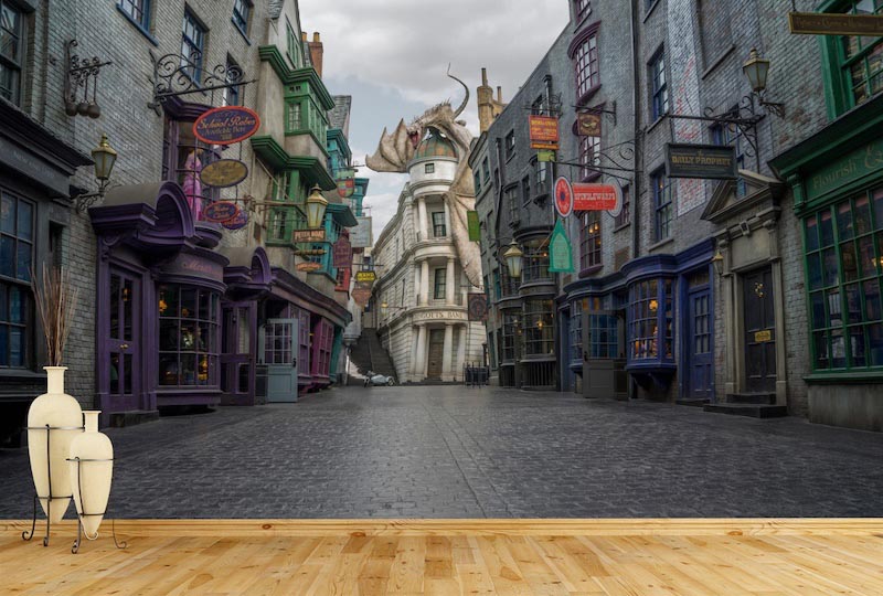 Harry Potter Diagon Alley Tapete | 3DFototapete - 2