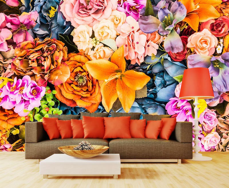 Liverly Blumen Tapete | 3DFototapete - 2