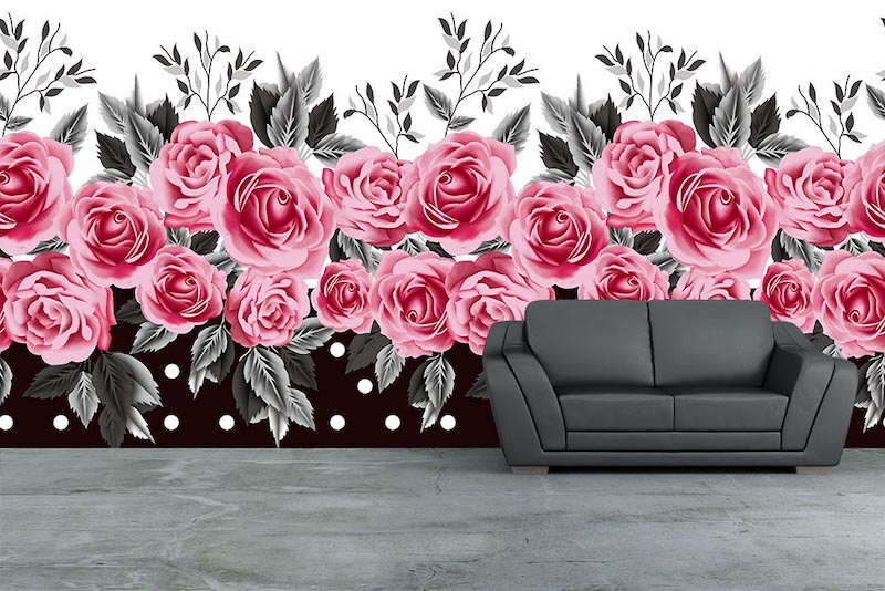 Rosen Design Tapete | 3DFototapete - 2
