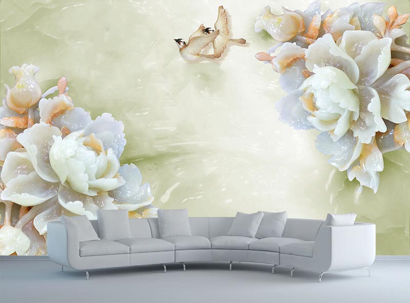 Florale Dekorationen Tapete | 3DFototapete - 2