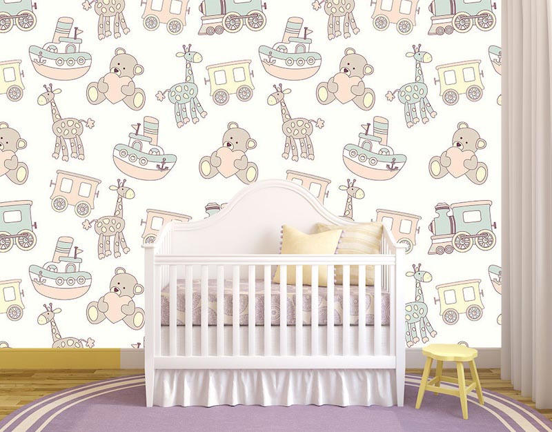 Willkommen Baby Tapete | 3DFototapete - 2