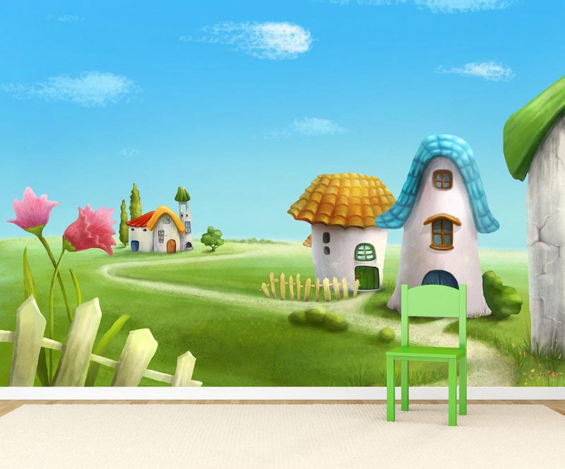 Süßes Dörfchen Tapete | 3DFototapete - 2