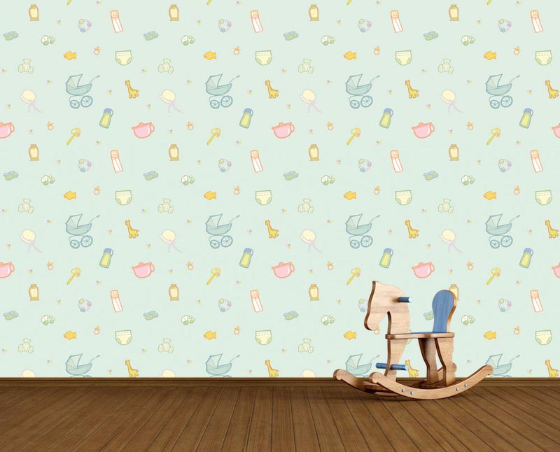 Babyzimmer Tapete | 3DFototapete - 2