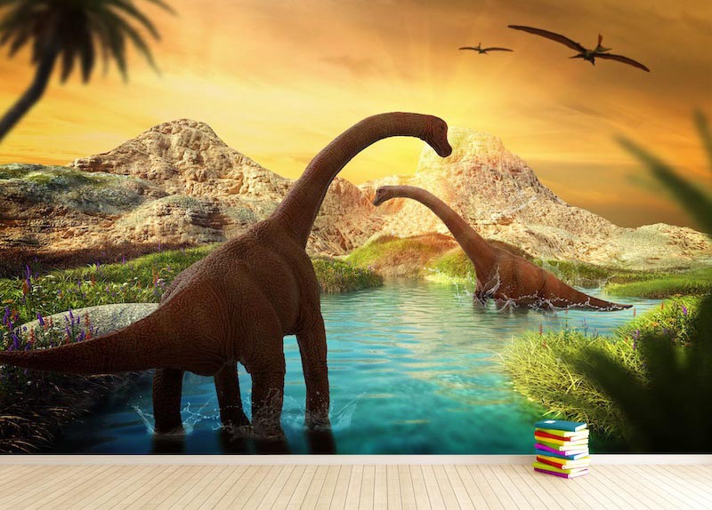 Zeitalter der Dinosaurier Tapete | 3DFototapete - 2