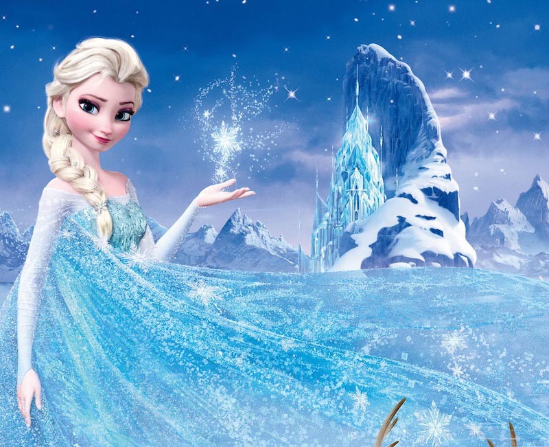 Elsa und das Kristallschloss Tapete | 3DFototapete