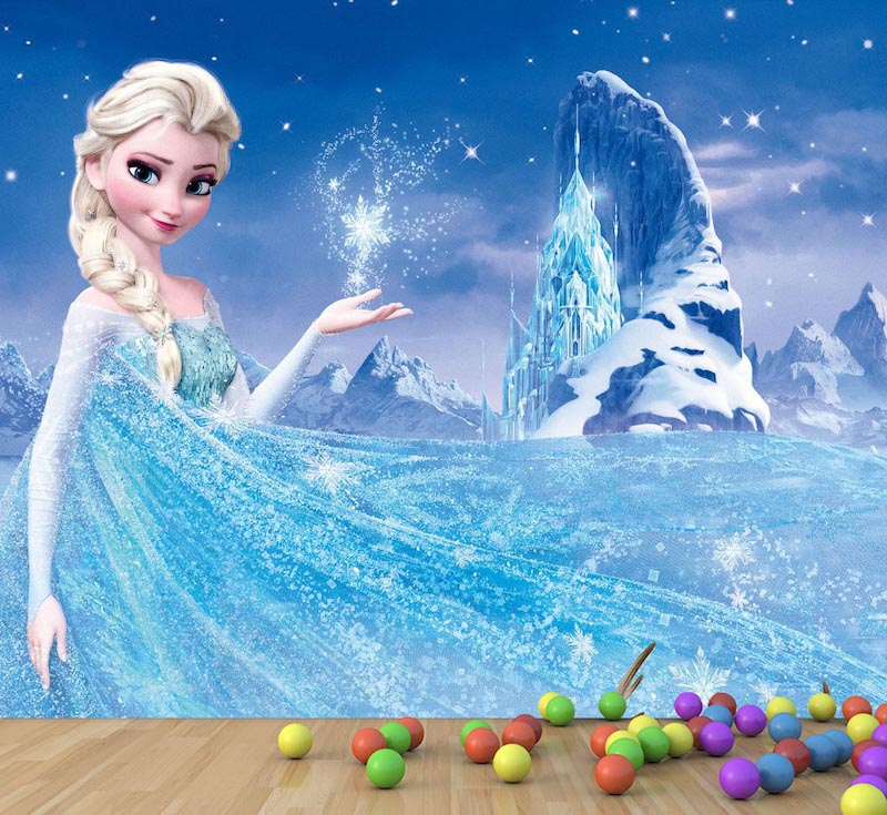 Elsa und das Kristallschloss Tapete | 3DFototapete - 2