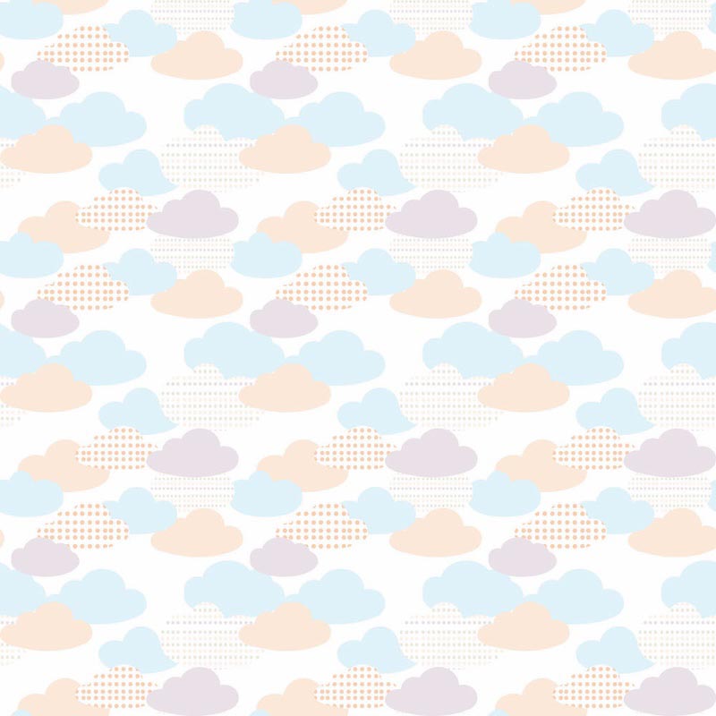 Bunte Wolken Tapete | 3DFototapete