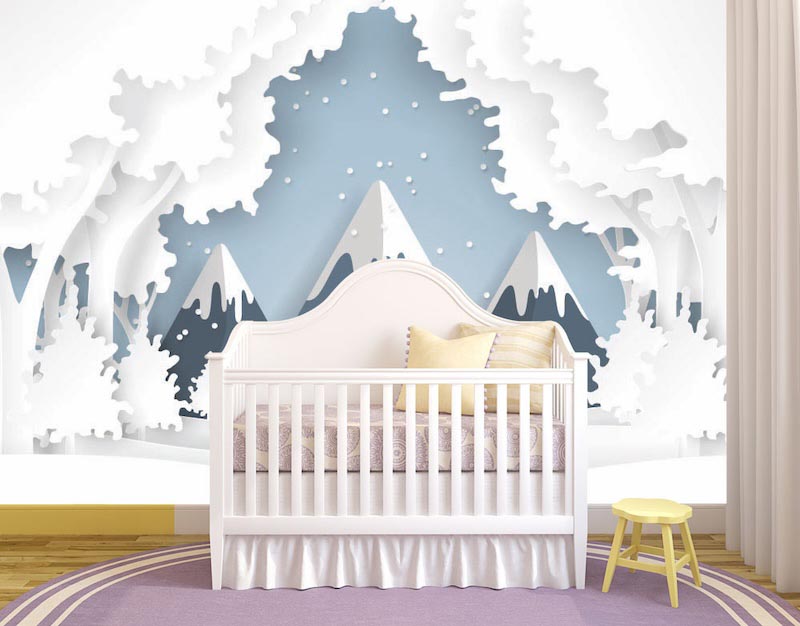 Schneemärchen Tapete | 3DFototapete - 2