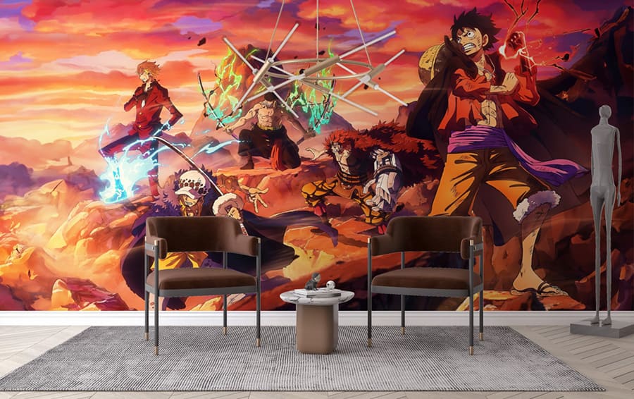 One Piece Anime Tapete | 3DFototapete - 2