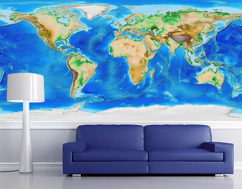 Balance of the world - 3D wallpaper decoration
