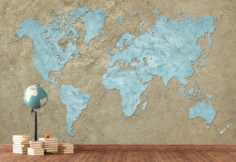 Blaue Welt Tapete | 3DFototapete - 2