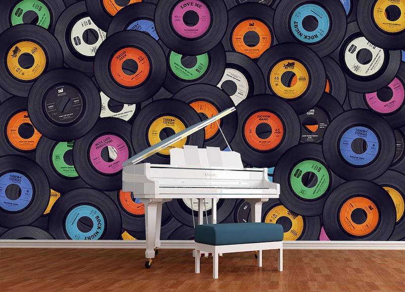 Platten Dekoration Tapete | 3DFototapete - 2