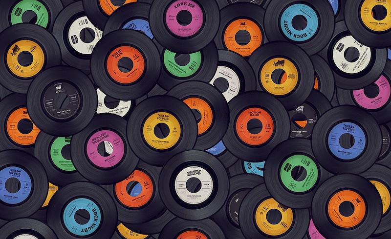 Platten Dekoration Tapete | 3DFototapete